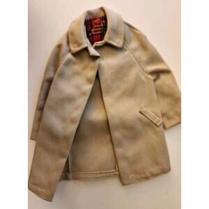 Vintage Ken "Rally Day" Tan Raincoat Trench Coat #788 (1962-1964)